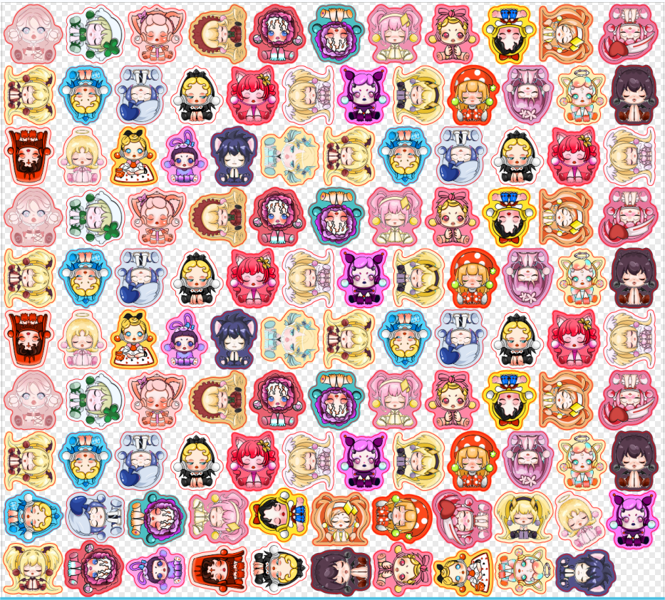 【A327】SP甜心 /1cm/イレギュラー/アクリル素材パーツ/DIY/デコパーツ