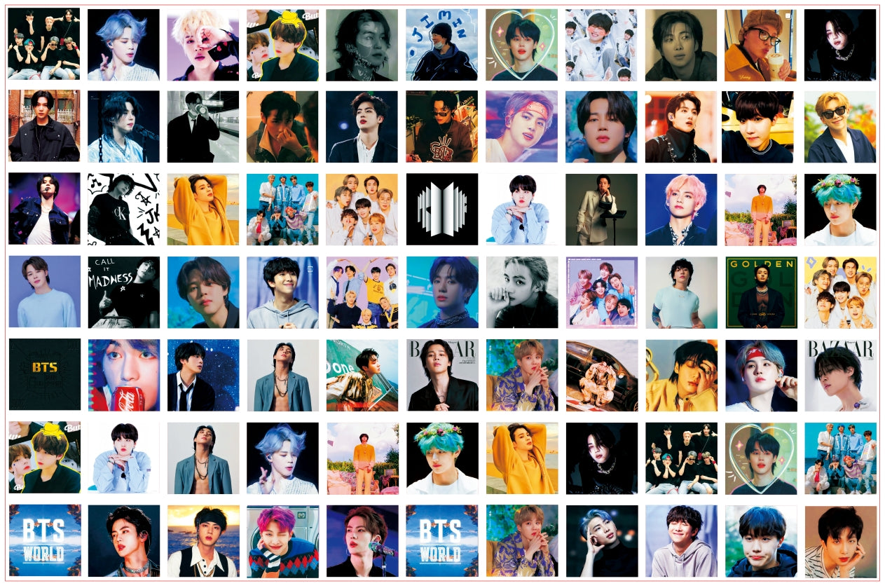 【A177】防弾少年団のブロック /4cm 8cm/アクリル素材パーツ/DIY/デコパーツ