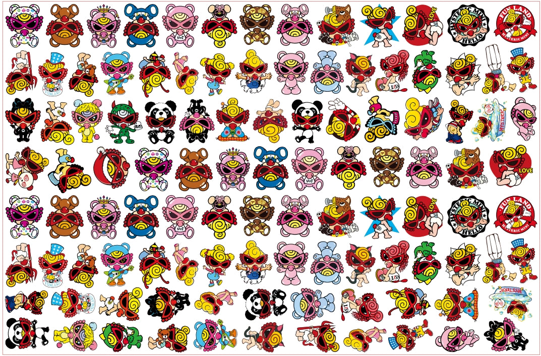 【A187】NEW 3.0ヒスミニ/2cm 4cm 8cm/不规则/アクリル素材パーツ/DIY/デコパーツ/新款黑超奶嘴3