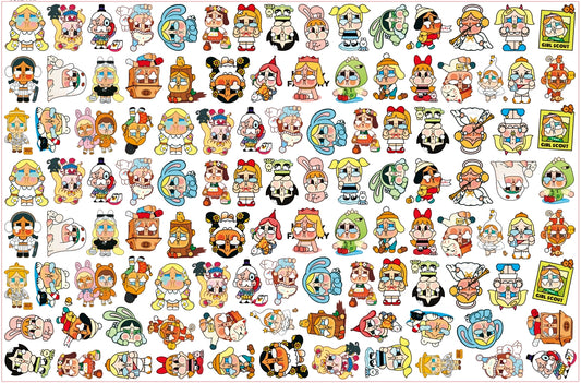 【A189】泣き虫ベイビーSP/2cm 4cm 8cm/不规则/アクリル素材パーツ/DIY/デコパーツ/新款哭娃