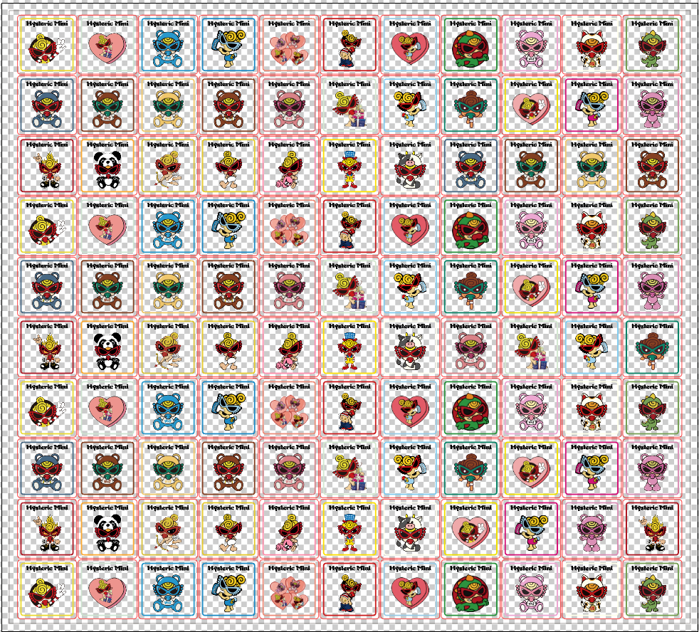 【A340】特製ヒスミニ四角NEW/スクエア /4cm 8cm/アクリル素材パーツ/DIY/デコパーツ/定制款黑超方片