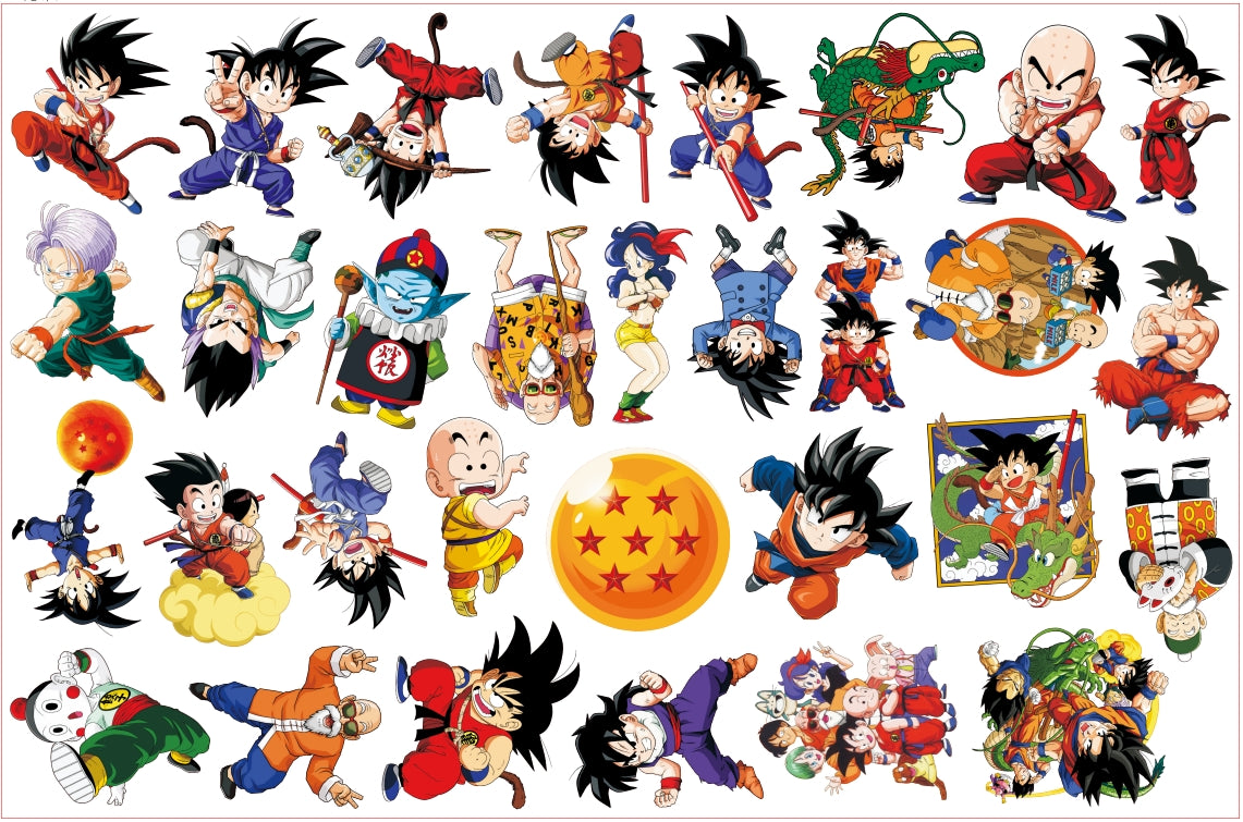 【A182】NEW ドラゴンボールDRAGON BALL/2cm 4cm 6cm 8cm/不规则/アクリル素材パーツ/DIY/デコパーツ/新款七龙珠