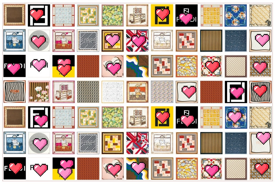 1【A160】芬迪方片/ 4cm 8cm/四角です/アクリル素材パーツ/DIY/デコパーツ