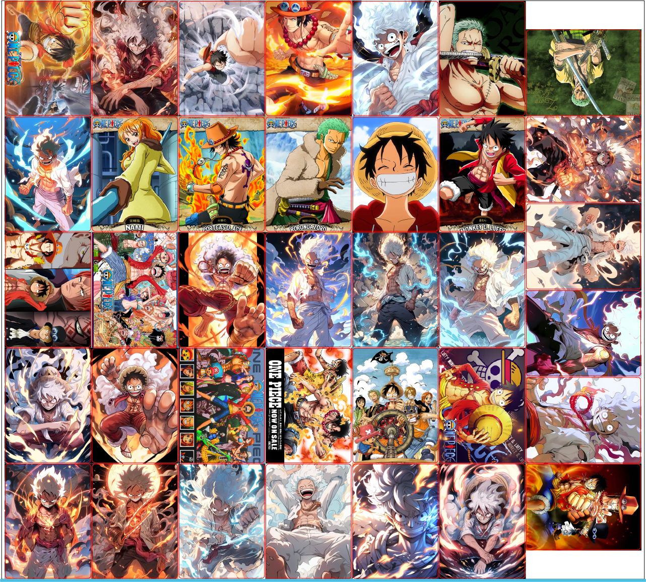 【A305特製】5速ルフィ長方形8cm/ONE PIECE ワンピース /ピカピカ満天星-レーザーの特製の工芸/ アクリル素材パーツ/DIY/デコパーツ(5档路飞长方形满天星镭射)