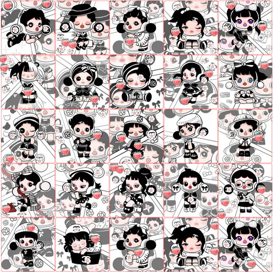 1【A308】SP+C-C Logo/特製ピカピカ/4cm 8cm/四角/アクリル素材パーツ/DIY/デコパーツ/镭射小香风sp方片G109