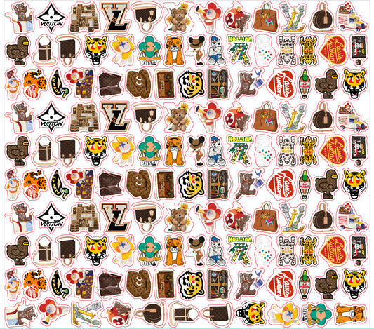 【A333】LLL~VVV/2cm 4cm 8cm/不规则/アクリル素材パーツ/DIY/デコパーツ/ 铭牌LO&GO3.0之L~V