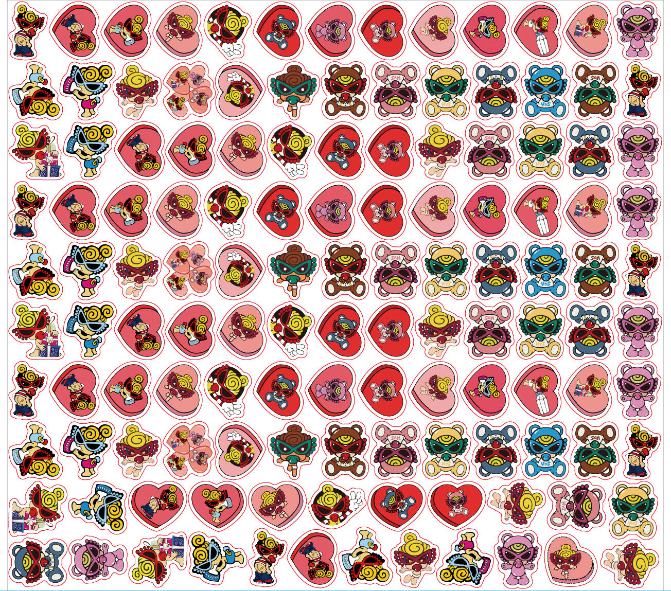 【A336】ヒスミニ2.0 /2cm 4cm 8cm/不规则/アクリル素材パーツ/DIY/デコパーツ/新黑超奶嘴