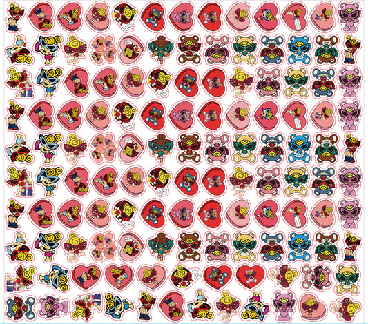 【A336】ヒスミニ2.0 /2cm 4cm 8cm/不规则/アクリル素材パーツ/DIY/デコパーツ/新黑超奶嘴