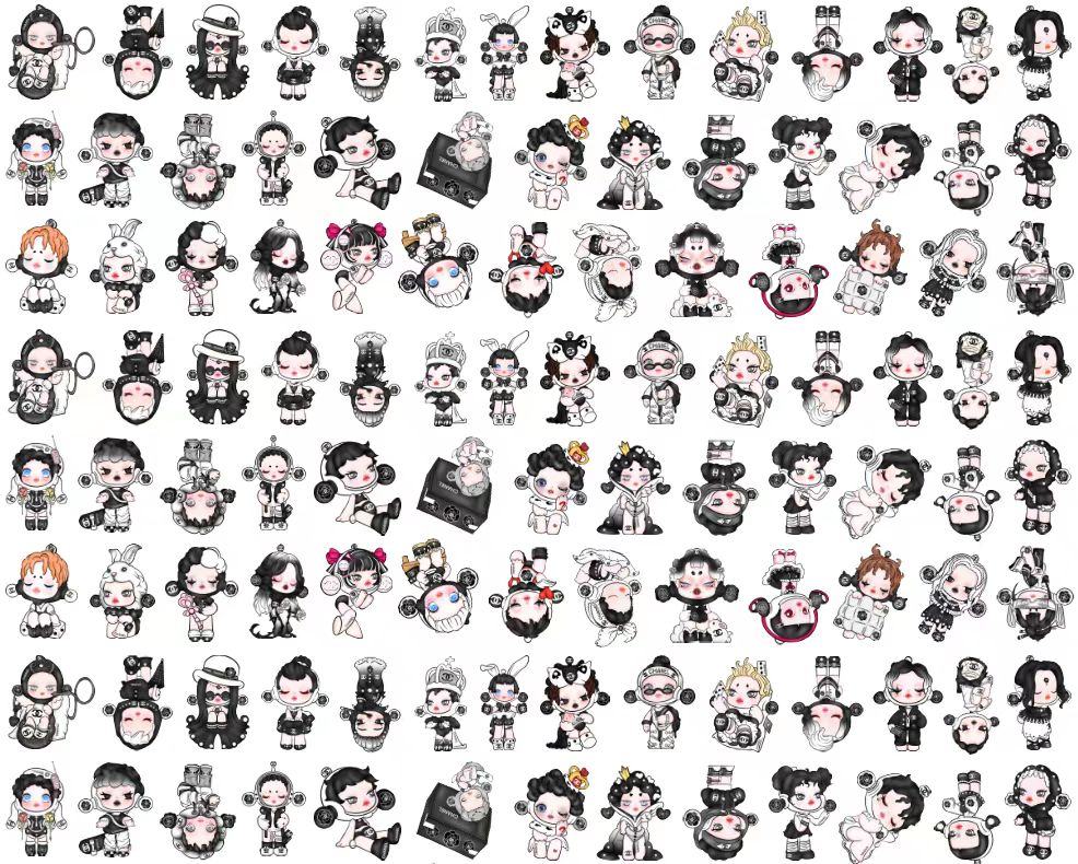 【A88】小香风 SP/2cm 4cm 8cm/イレギュラー/アクリル素材パーツ/DIY/デコパーツ