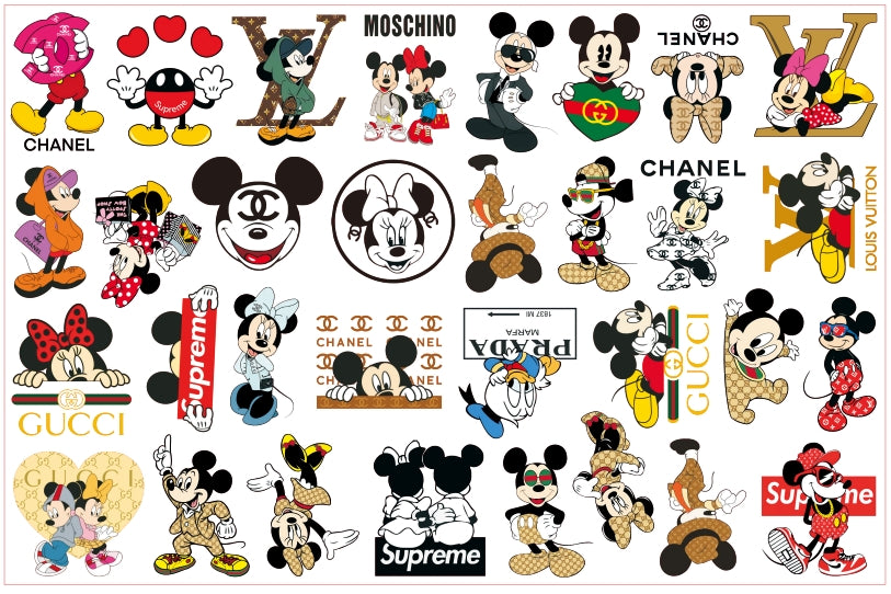 【A52】LOGO MI~KI/2cm 4cm 8cm/不规则/アクリル素材パーツ/DIY/デコパーツ