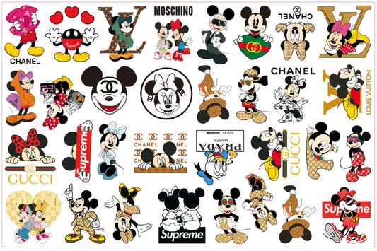 【A52】LOGO MI~KI/2cm 4cm  8cm/不规则/アクリル素材パーツ/DIY/デコパーツ