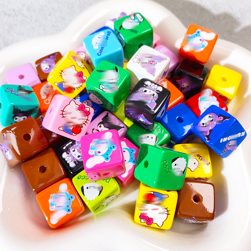 【B70】可愛いキャラクター/ku--ro--m-i/hello--猫/pa--cha--ccoなど/ビーズ/DIYボールペン用/手作り/ハンドメイド素材