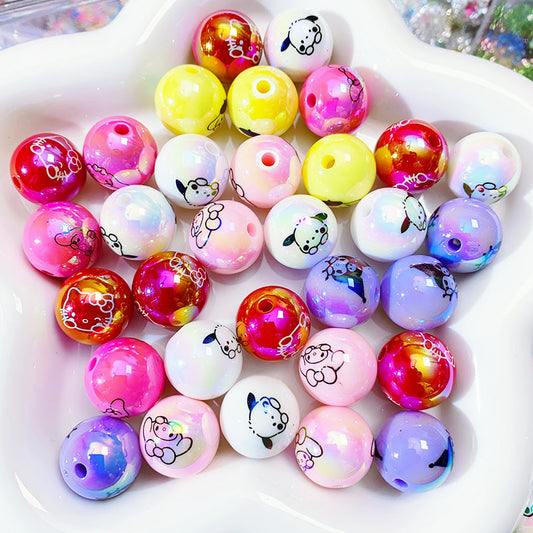 【B93】サン~リオMix/ビーズ /手作り/手芸用品/DIYパーツ/三丽~鸥Mix