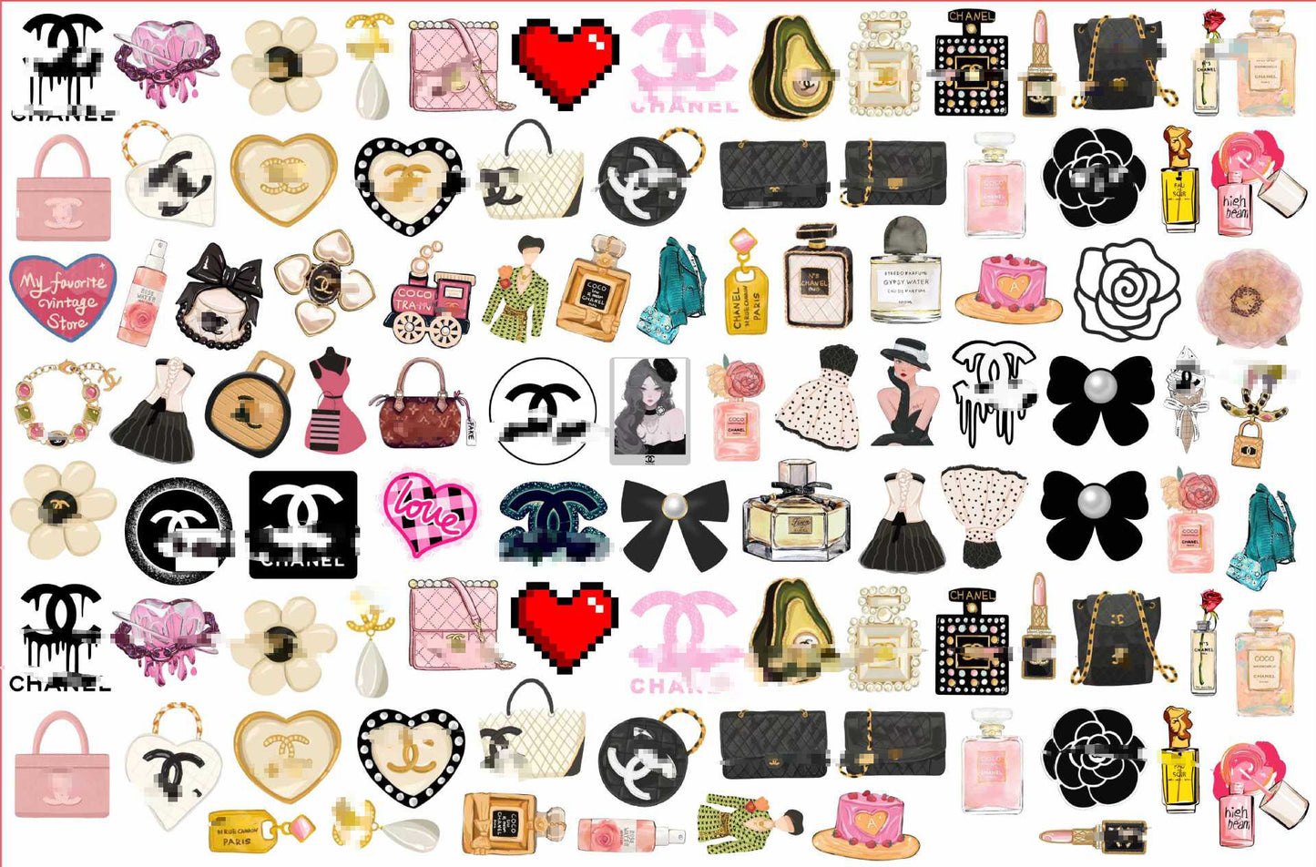 【A38】Cちゃん/2cm 4cm 8cm/不规则/アクリル素材パーツ/DIY/デコパーツ