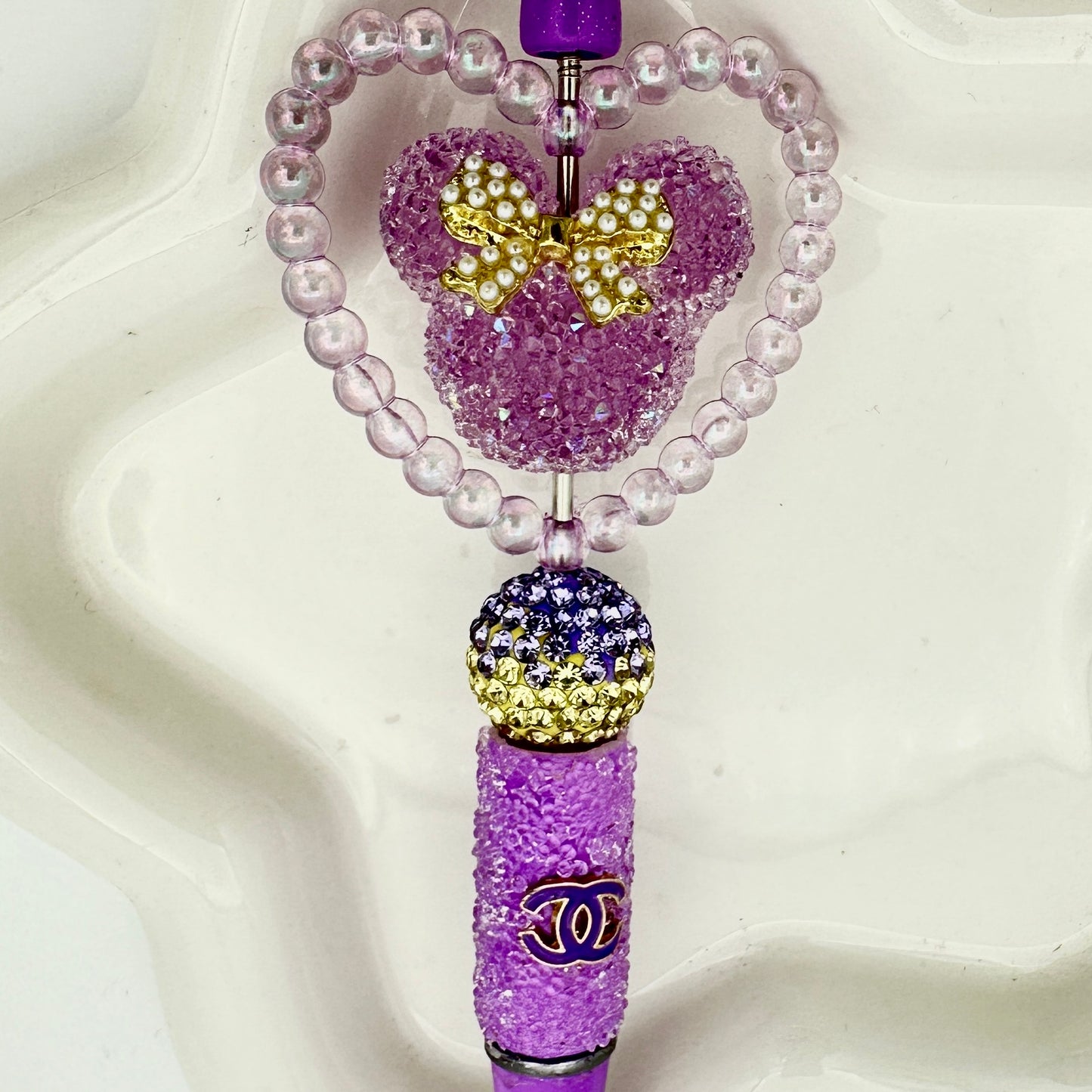 【B125】砂糖米奇头珠/DIYボールペン用/手作り/アクセサリーハンドメイド素材