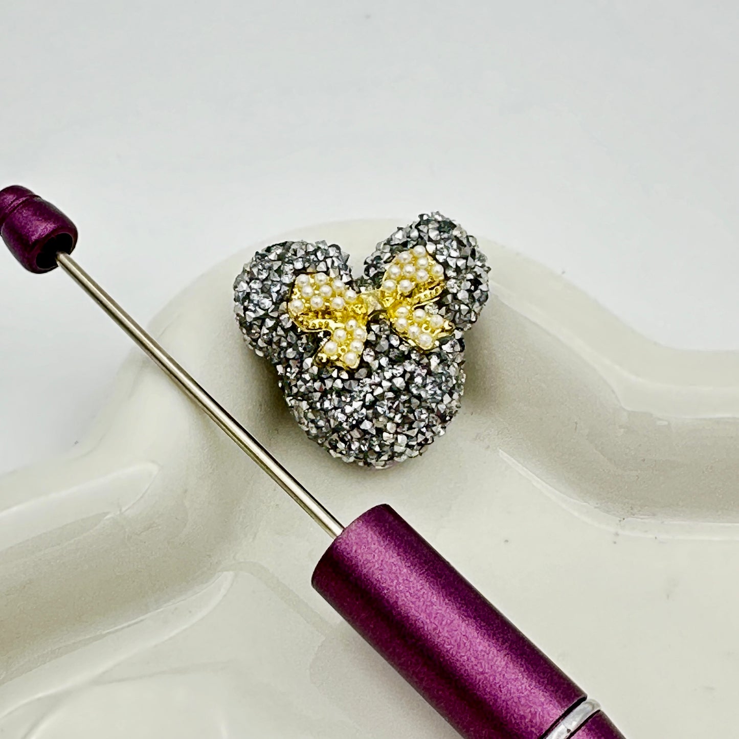 【B125】砂糖米奇头珠/DIYボールペン用/手作り/アクセサリーハンドメイド素材