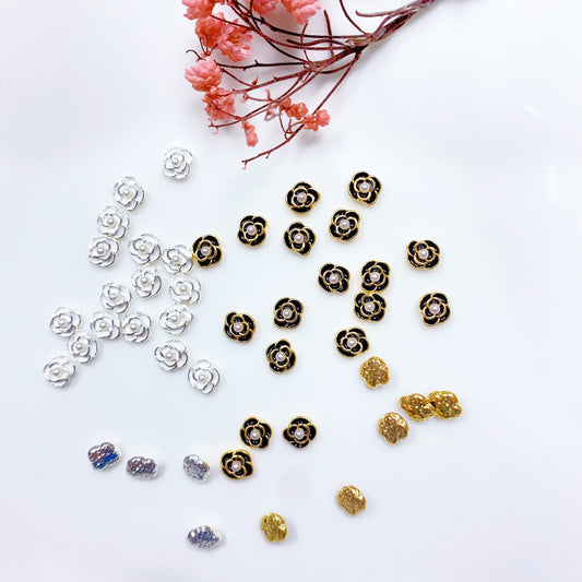 【ML14】高品質メタルLO&GO/ゴールドメッキ/シルバーメッキ/大人気/ネイルパーツ/メタル系/DIY/ネイル用/デコパーツ