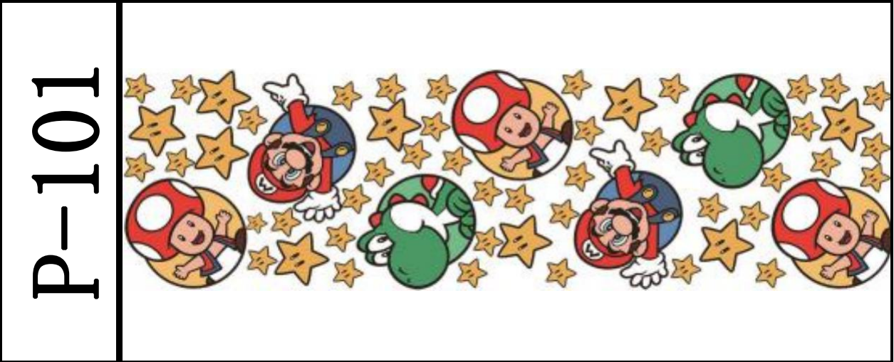 DIY笔贴 /10 PCS/111*32mm/水晶膜 P61~~101