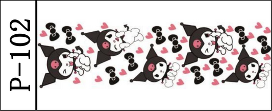 DIY笔贴 /10 PCS/111*32mm/水晶膜 P101~~154