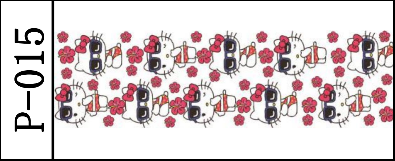 DIY笔贴 /10 PCS/111*32mm/水晶膜 P1-60