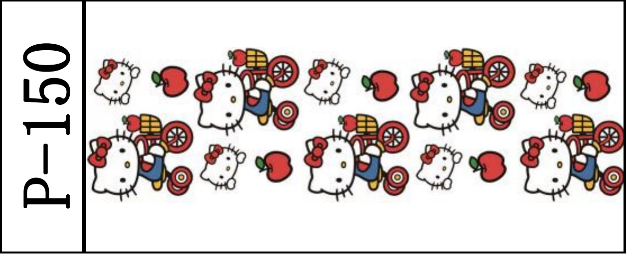 DIY笔贴 /10 PCS/111*32mm/水晶膜 P101~~154