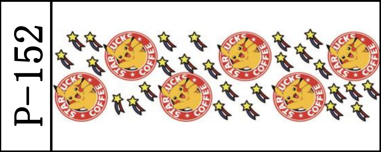 DIY笔贴 /10 PCS/111*32mm/水晶膜 P101~~154