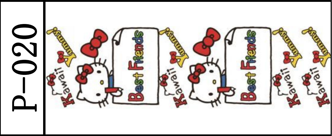 DIY笔贴 /10 PCS/111*32mm/水晶膜 P1-60