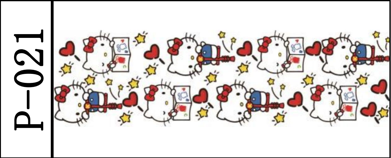 DIY笔贴 /10 PCS/111*32mm/水晶膜 P1-60