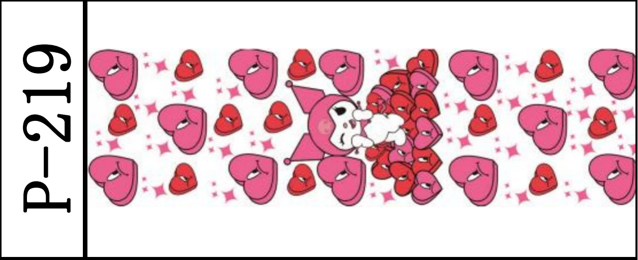 DIY笔贴 /10 PCS/111*32mm/水晶膜 P212 ~~241