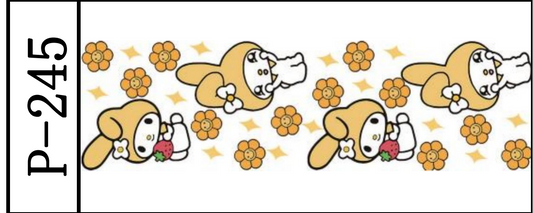 DIY笔贴 /10 PCS/111*32mm/水晶膜 P-242~~286