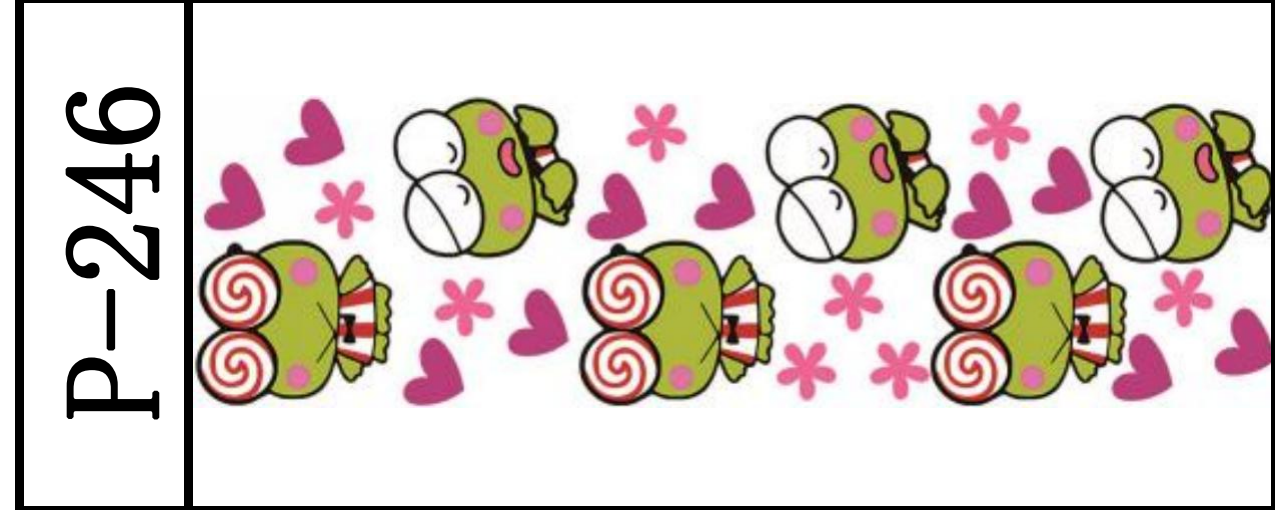 DIY笔贴 /10 PCS/111*32mm/水晶膜 P-242~~286