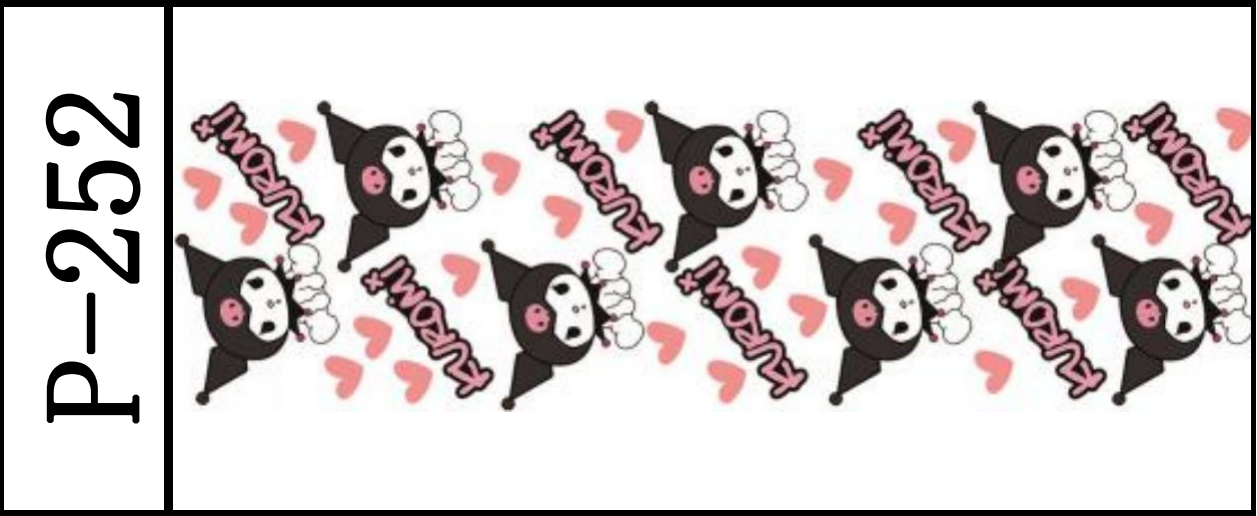 DIY笔贴 /10 PCS/111*32mm/水晶膜 P-242~~286