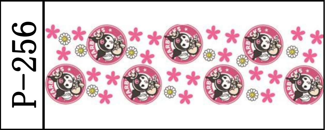 DIY笔贴 /10 PCS/111*32mm/水晶膜 P-242~~286