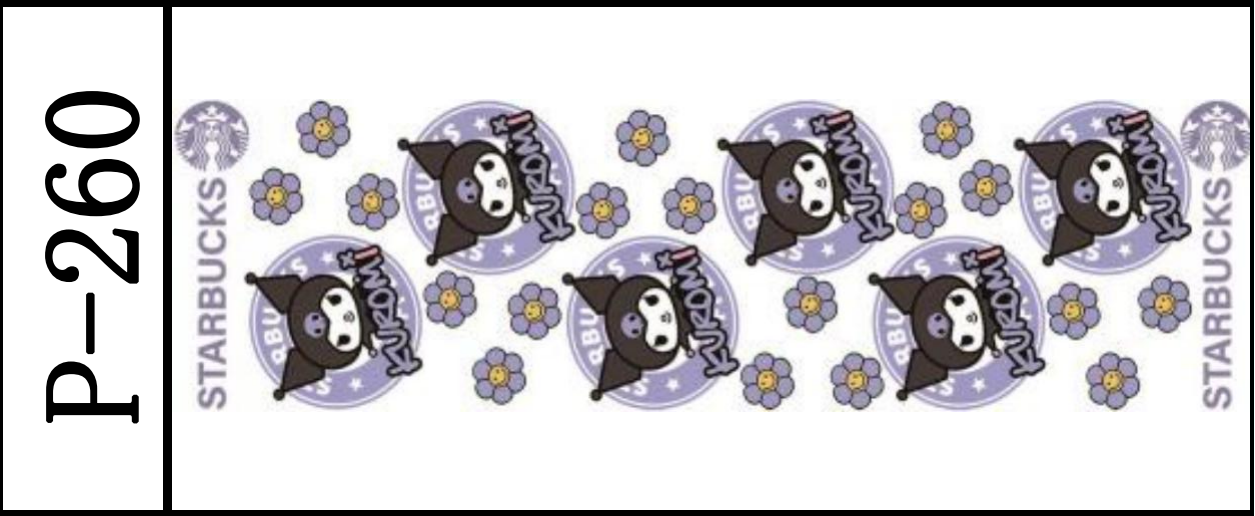 DIY笔贴 /10 PCS/111*32mm/水晶膜 P-242~~286