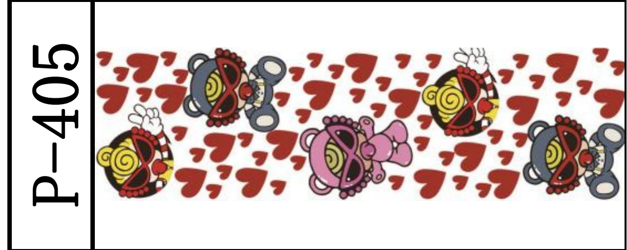 DIY笔贴 /10 PCS/111*32mm/水晶膜 P-288 ~~ P-418