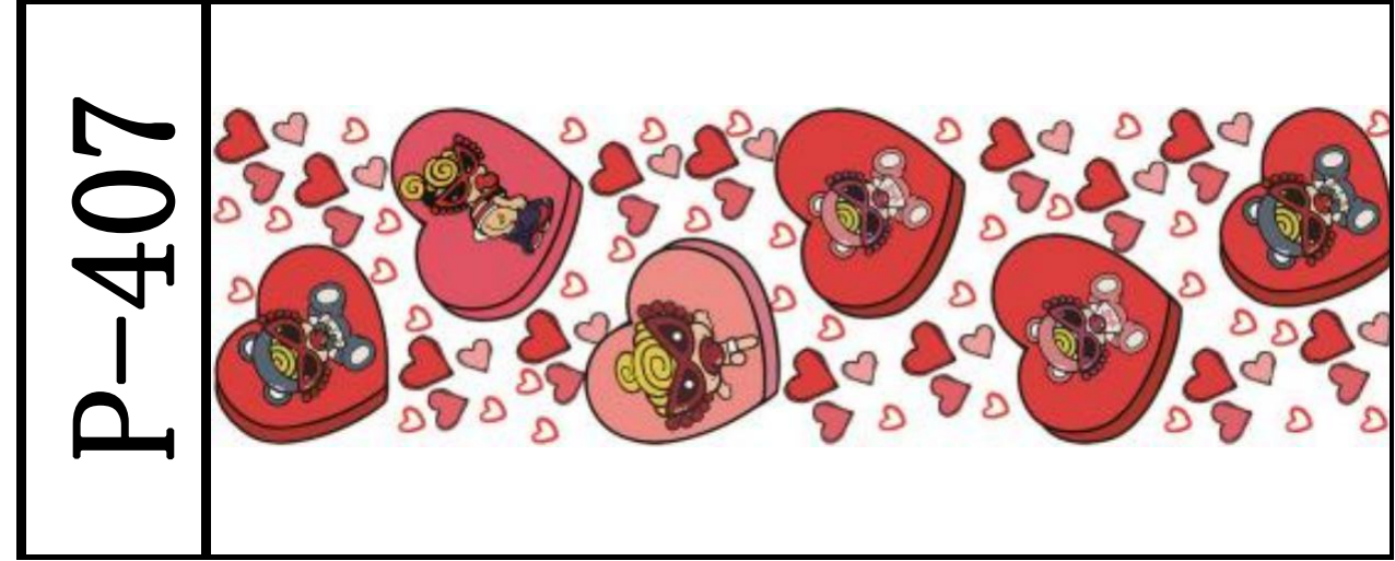 DIY笔贴 /10 PCS/111*32mm/水晶膜 P-288 ~~ P-418