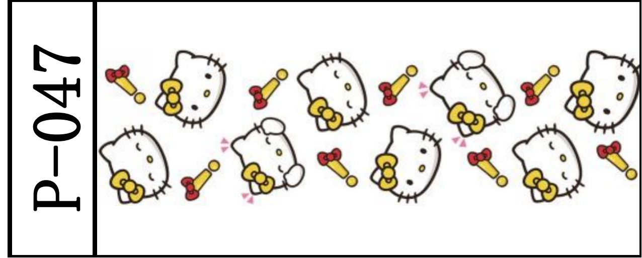 DIY笔贴 /10 PCS/111*32mm/水晶膜 P1-60