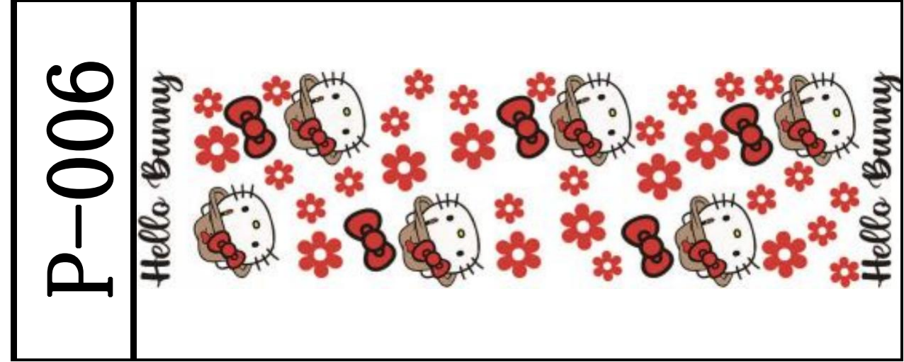 DIY笔贴 /10 PCS/111*32mm/水晶膜 P1-60