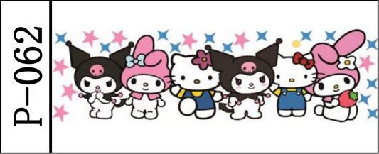 DIY笔贴 /10 PCS/111*32mm/水晶膜 P61~~101