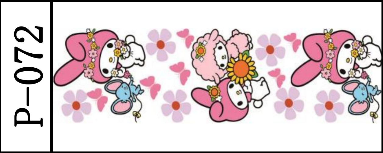 DIY笔贴 /10 PCS/111*32mm/水晶膜 P61~~101