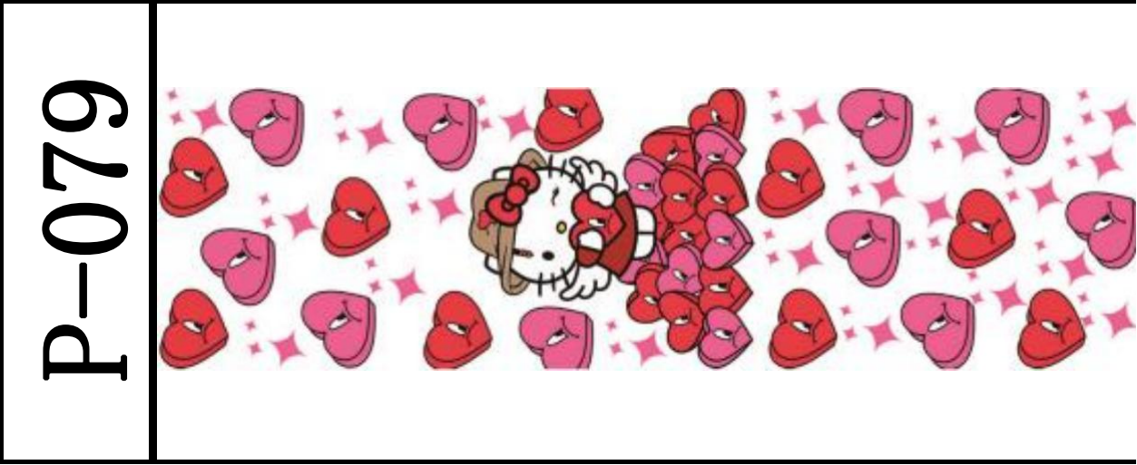 DIY笔贴 /10 PCS/111*32mm/水晶膜 P61~~101