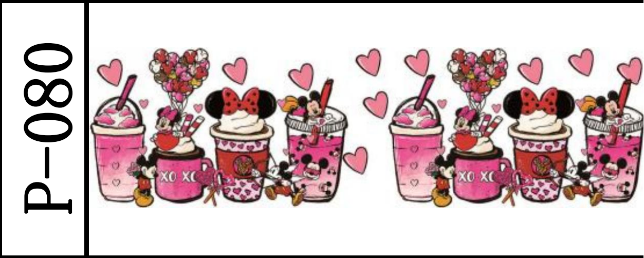 DIY笔贴 /10 PCS/111*32mm/水晶膜 P61~~101