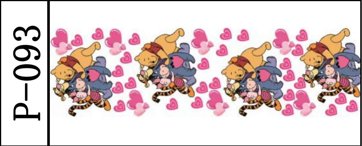 DIY笔贴 /10 PCS/111*32mm/水晶膜 P61~~101