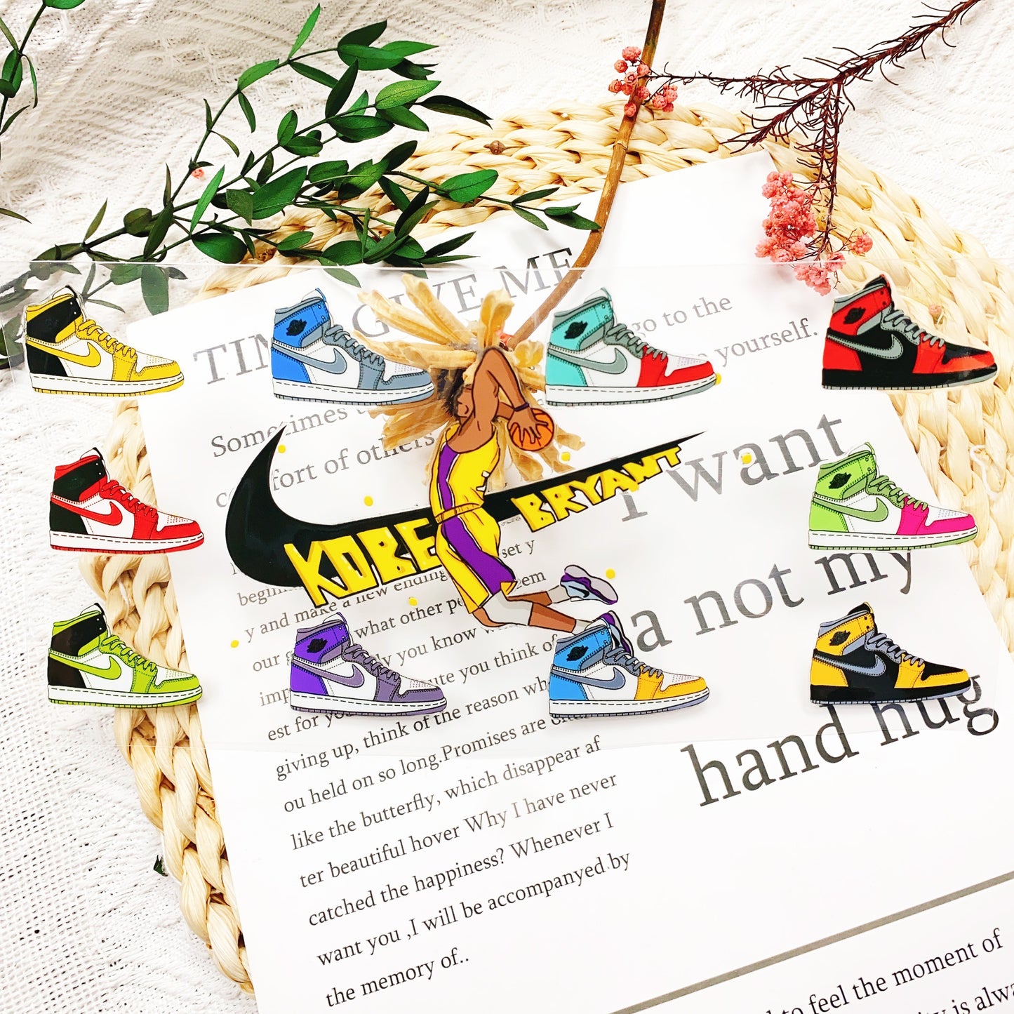 【16Ozn】Ni&ke系/随時に更新/ステッカー/カップラップ/Diyシール/240*110mm/Ni&ke系杯贴