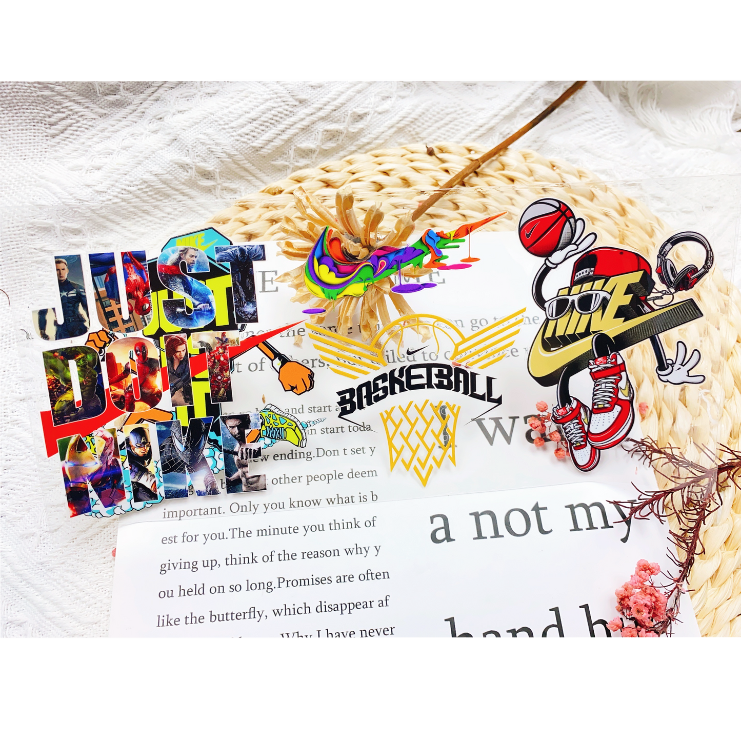 【16Ozn】Ni&ke系/随時に更新/ステッカー/カップラップ/Diyシール/240*110mm/Ni&ke系杯贴