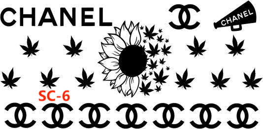 【16Ozn】C系/随時に更新/ステッカー/カップラップ/Diyシール/240*110mm/C系列杯贴