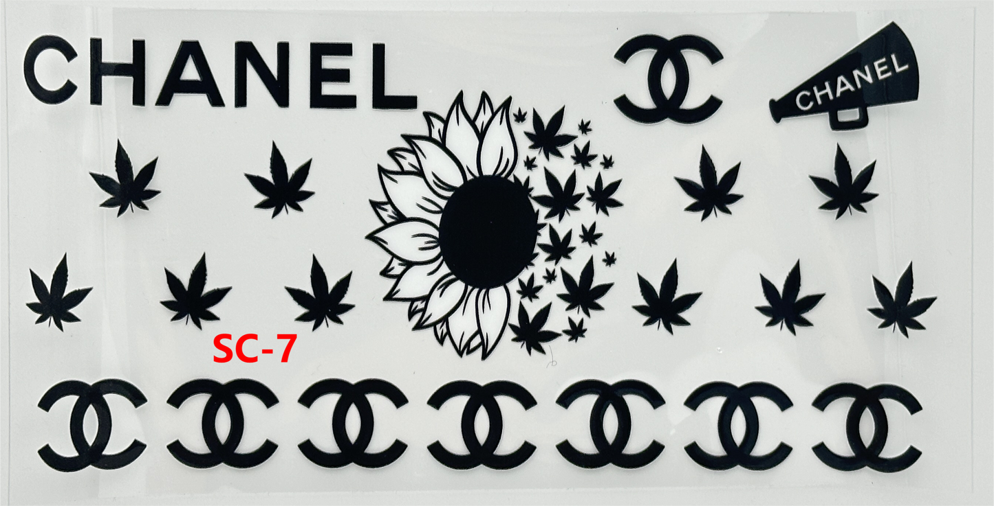 【16Ozn】C系/随時に更新/ステッカー/カップラップ/Diyシール/240*110mm/C系列杯贴