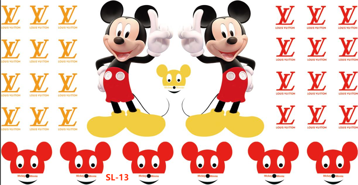 【16Ozn】L&V系/随時に更新/ステッカー/カップラップ/Diyシール/240*110mm/L&V系列杯贴