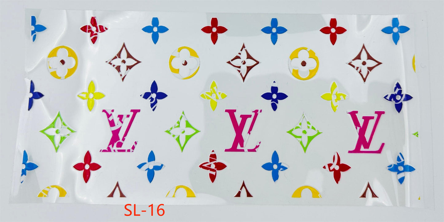 【16Ozn】L&V系/随時に更新/ステッカー/カップラップ/Diyシール/240*110mm/L&V系列杯贴