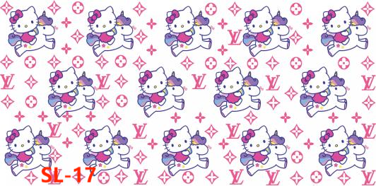 【16Ozn】L&V系/随時に更新/ステッカー/カップラップ/Diyシール/240*110mm/L&V系列杯贴